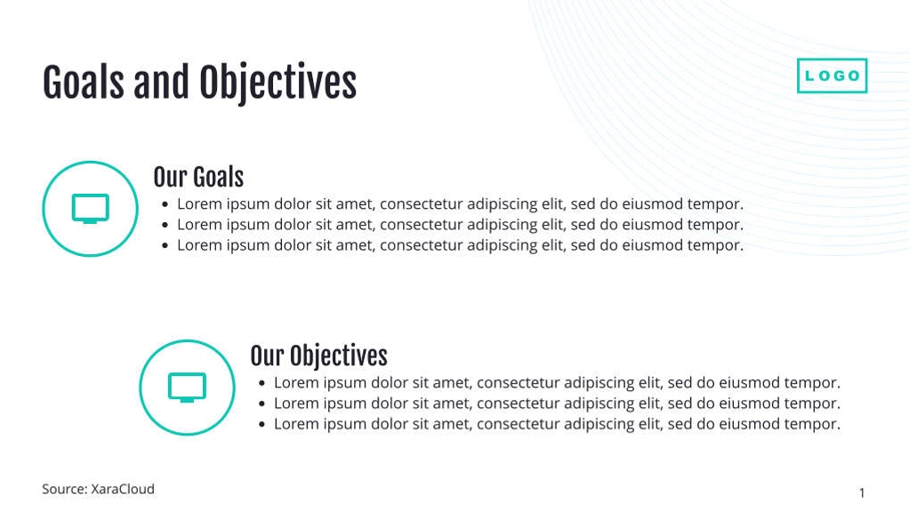 Free presentation business plan template