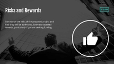 Free presentation business plan template