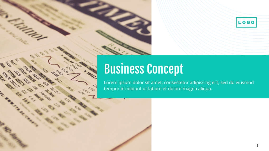 Free presentation business plan template