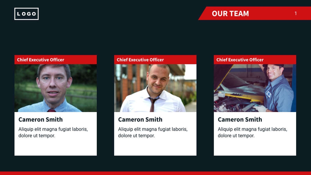 Free presentation car dealer template