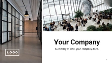 Free präsentationen company profile template