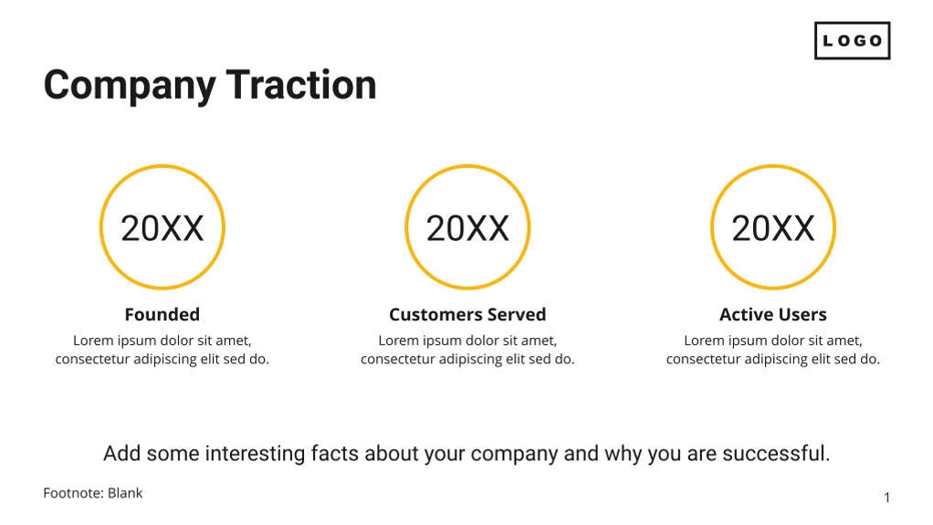 Free präsentationen company profile template