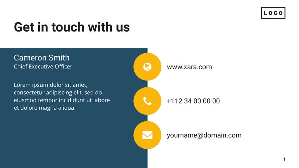 Free präsentationen company profile template