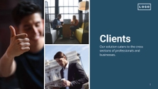 Free präsentationen company profile template
