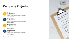 Free präsentationen company profile template
