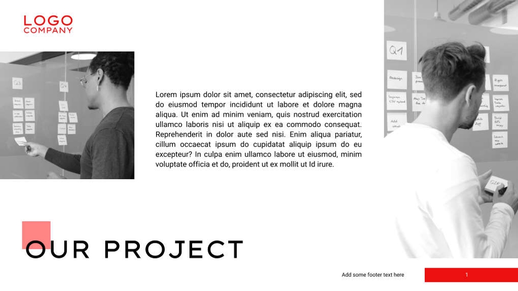 Free präsentationen company profile template
