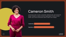 Free presentation company profile template