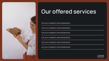 Free presentation company profile template