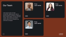 Free presentation company profile template