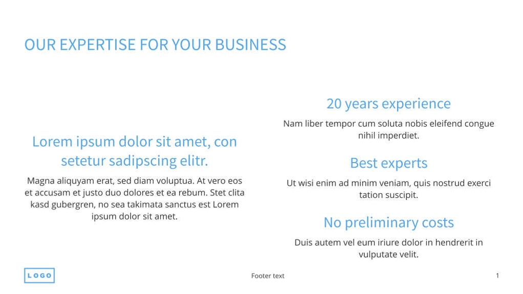 Free presentation consulting agency template