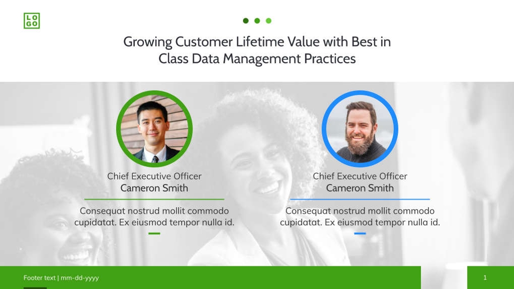 Free presentation customer lifetime value template