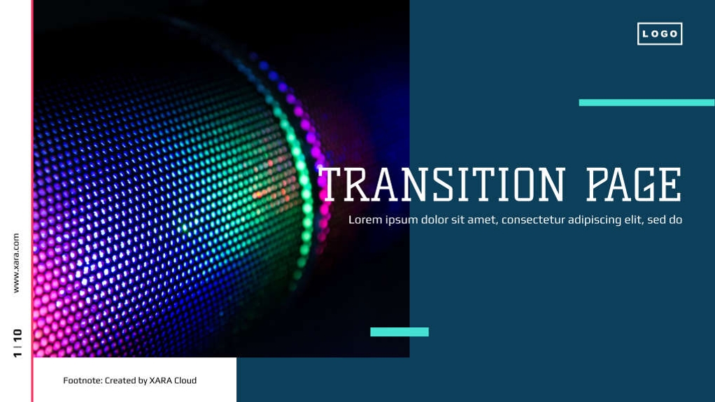 Free presentation digital business template