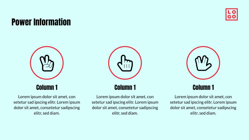 Free presentation energy drink template