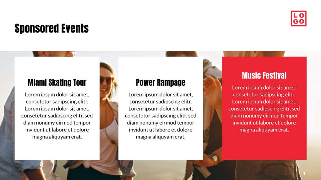 Free presentation energy drink template