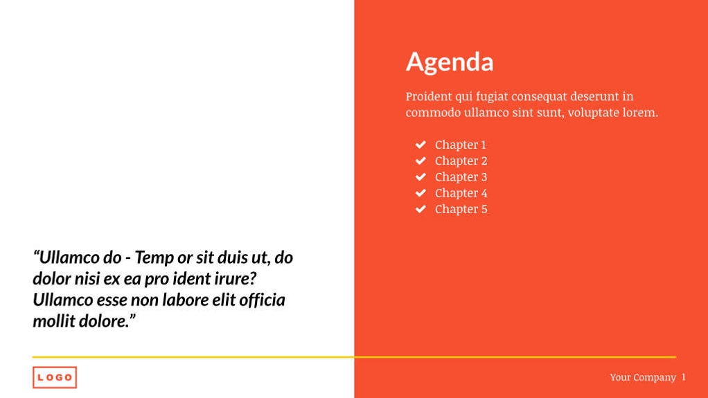 Free presentation enterprise template