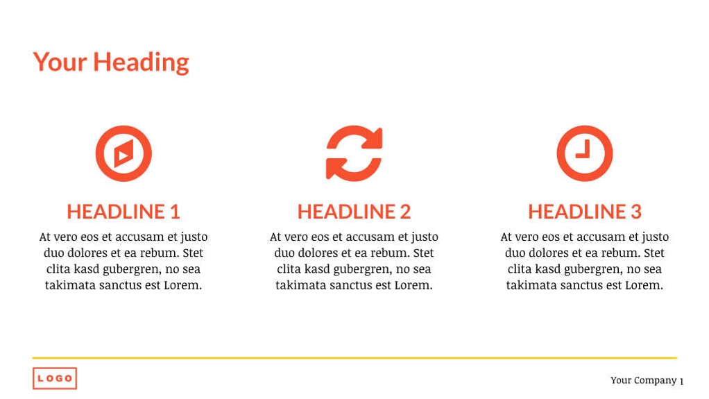 Free presentation enterprise template