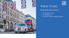 Free presentation explore london template