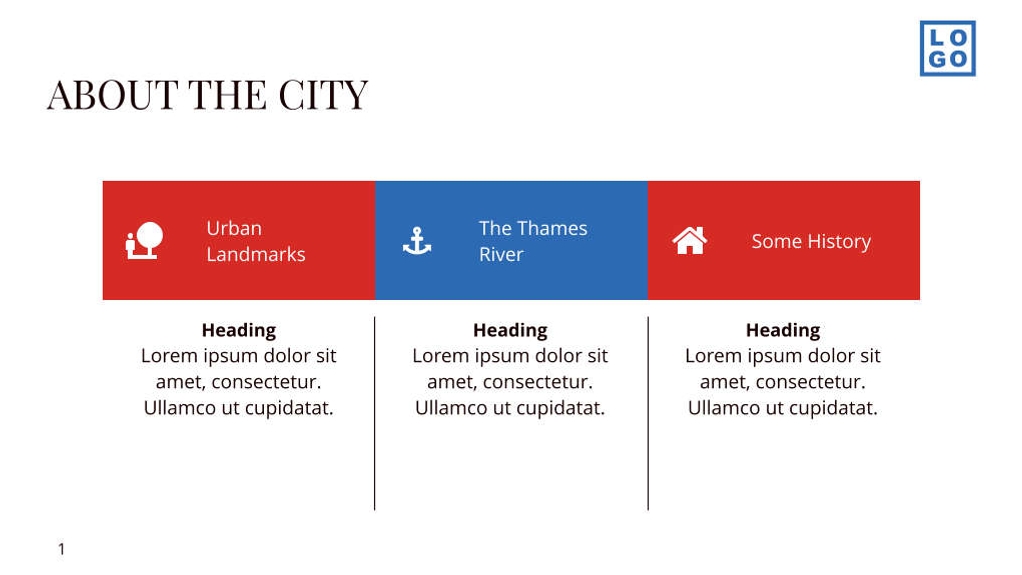 Free presentation explore london template