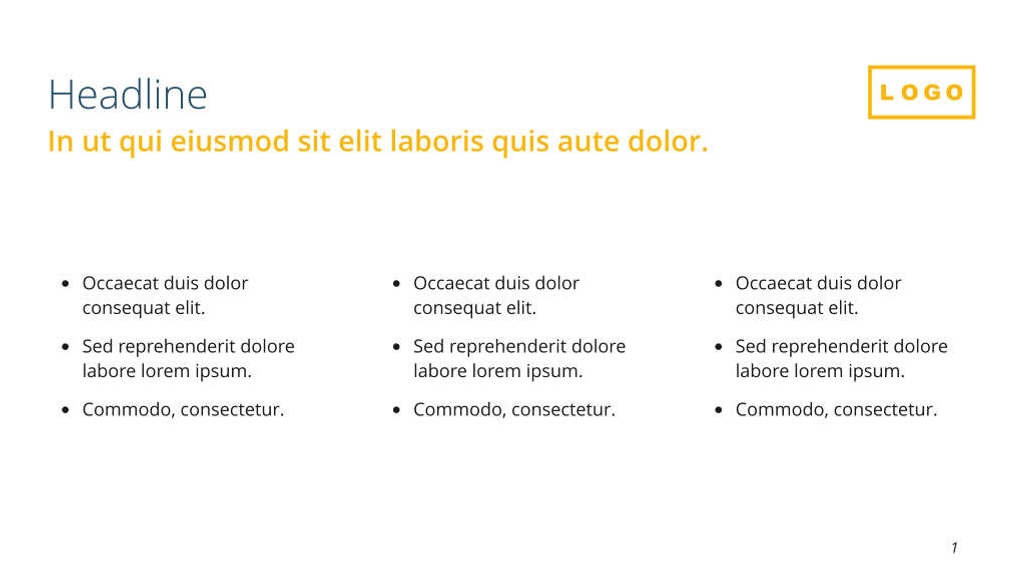 Free presentation extended pitch template