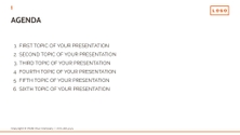 Free presentation food delivery service template