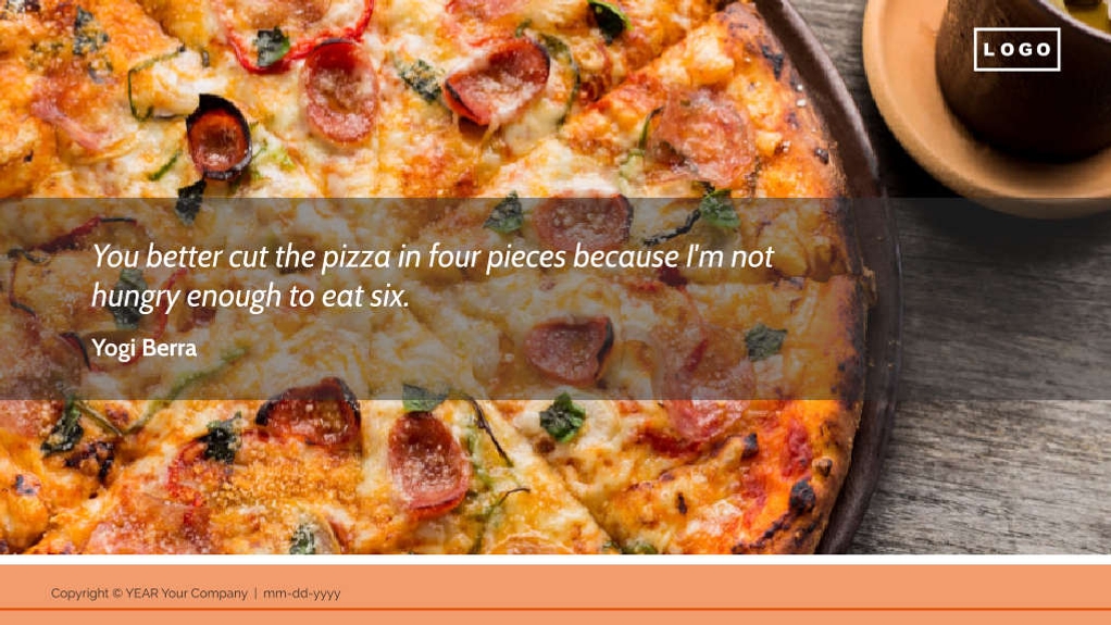 Free presentation food delivery service template