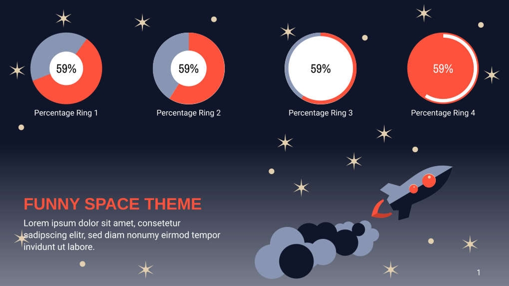 Free presentation galaxy template