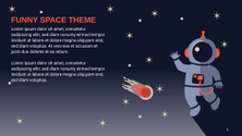Free presentation galaxy template