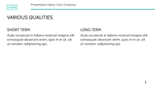 Free presentation goal setting template