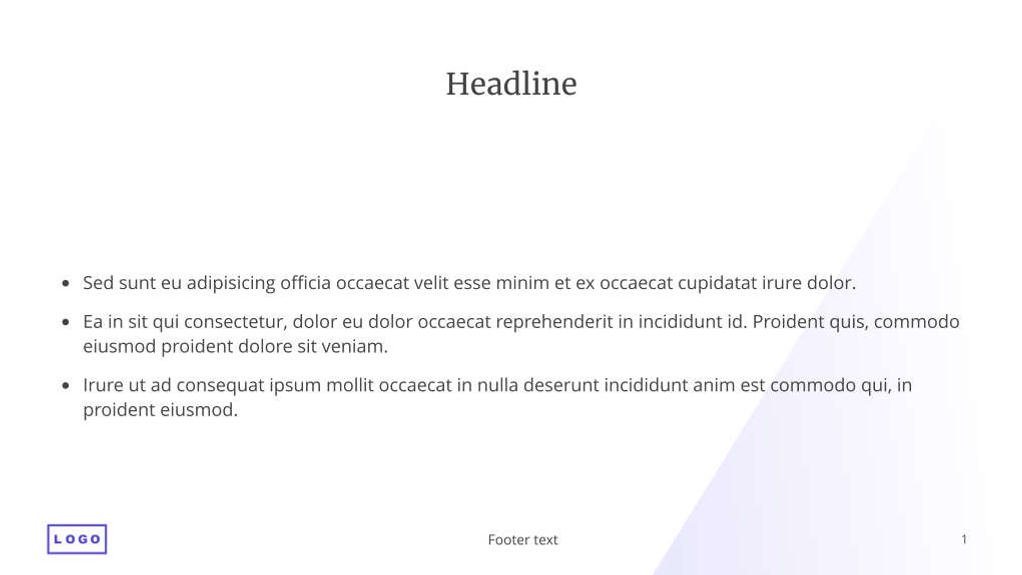 Free presentation growing company template