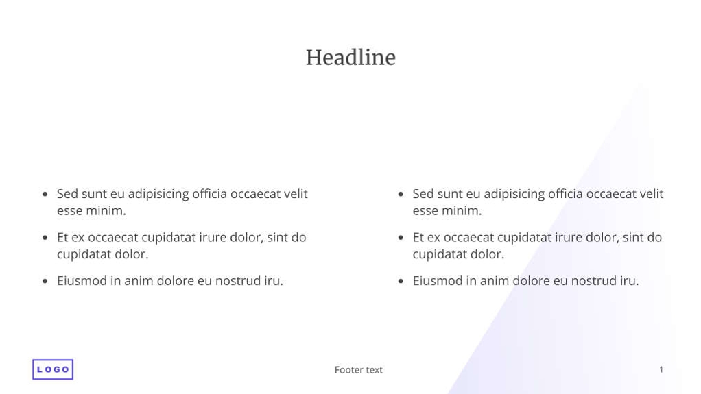 Free presentation growing company template