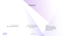 Free presentation growing company template