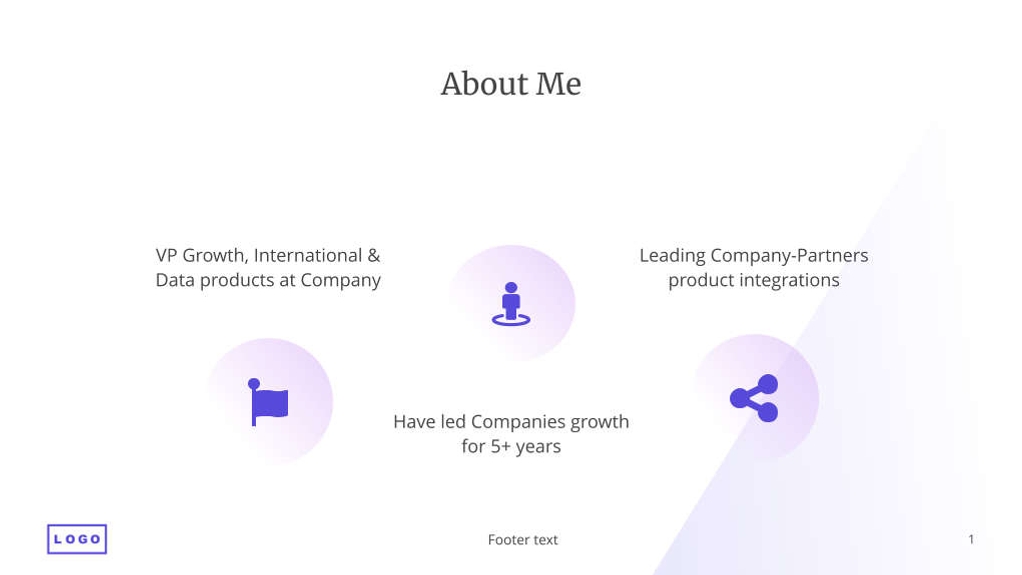 Free presentation growing company template