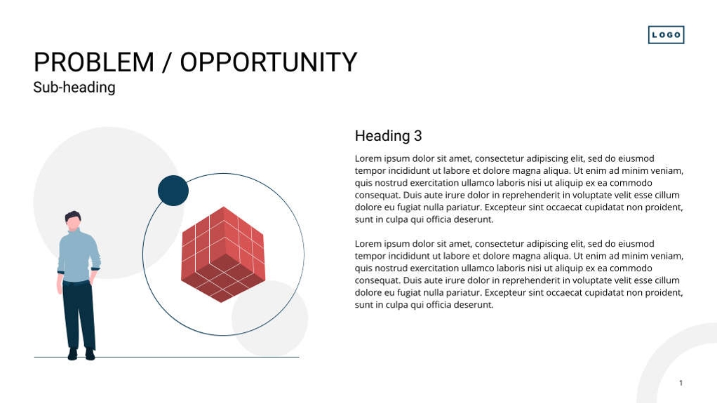 Free presentation investor pitch deck template