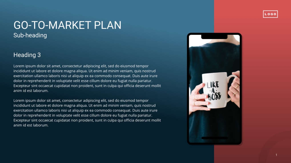 Free presentation investor pitch deck template