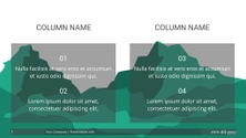 Free presentation landscape template