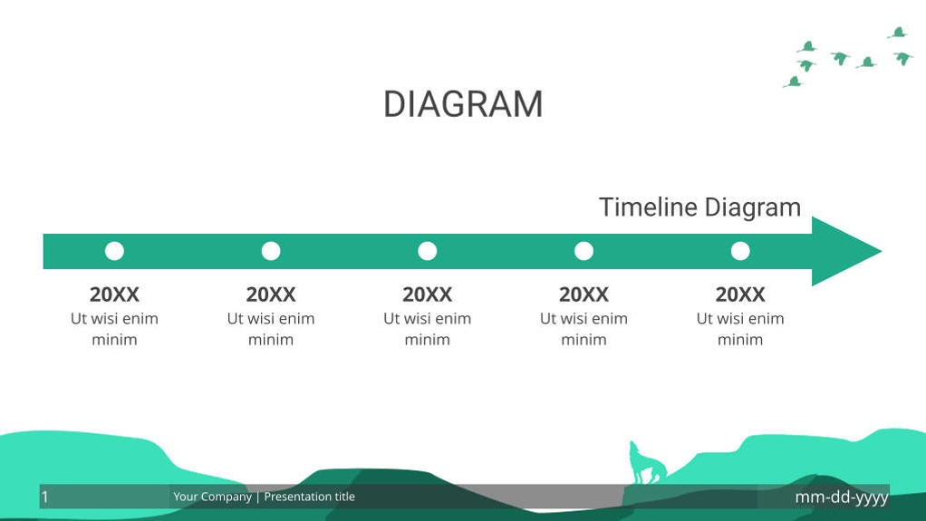 Free presentation landscape template