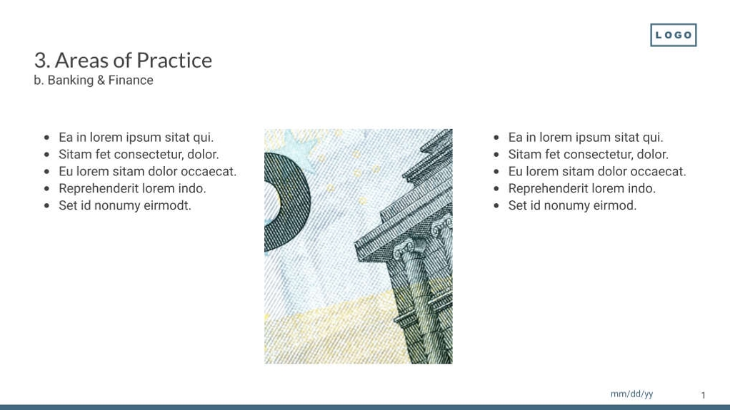 Free presentation law firm template