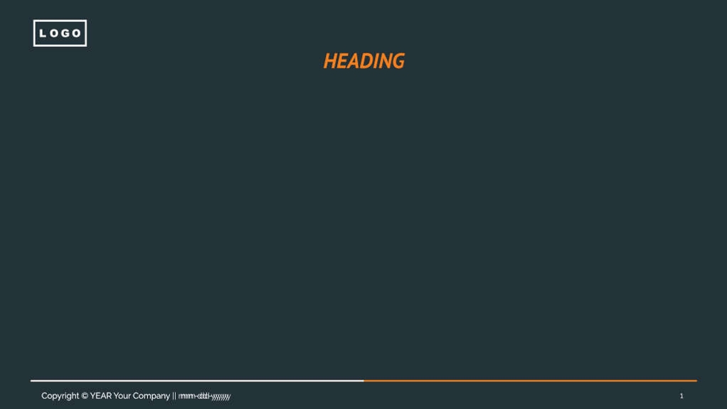 Free presentation logistics template