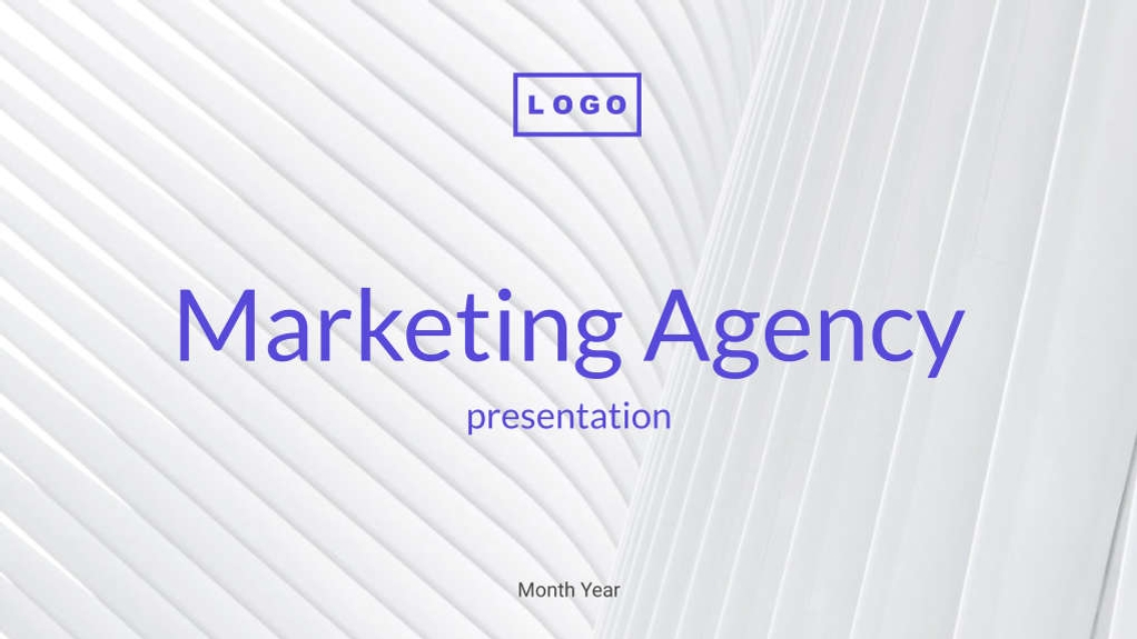 Free presentation marketing agency template