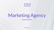 Free presentation marketing agency template