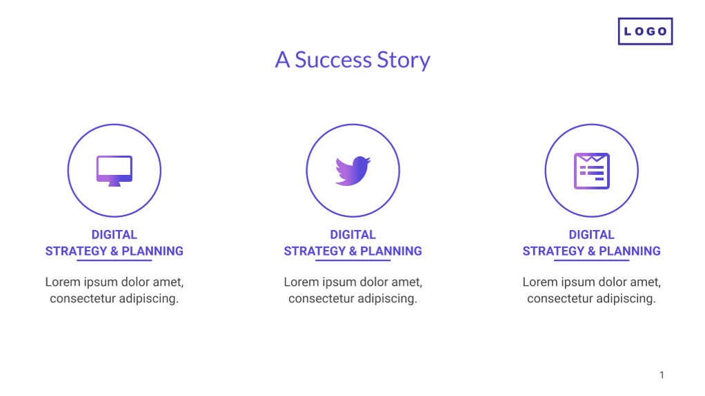 Free presentation marketing agency template