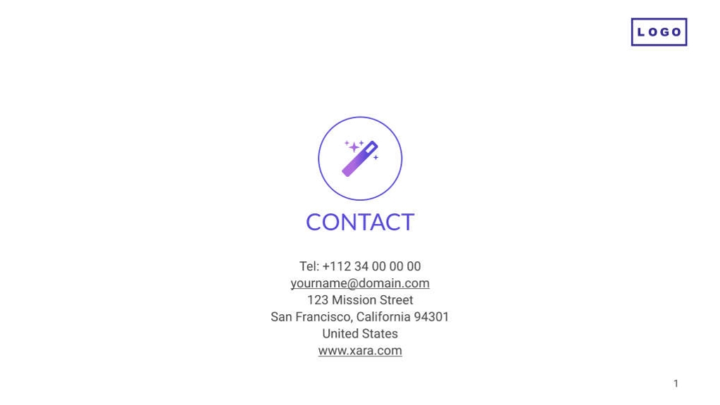Free presentation marketing agency template