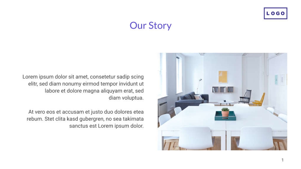 Free presentation marketing agency template