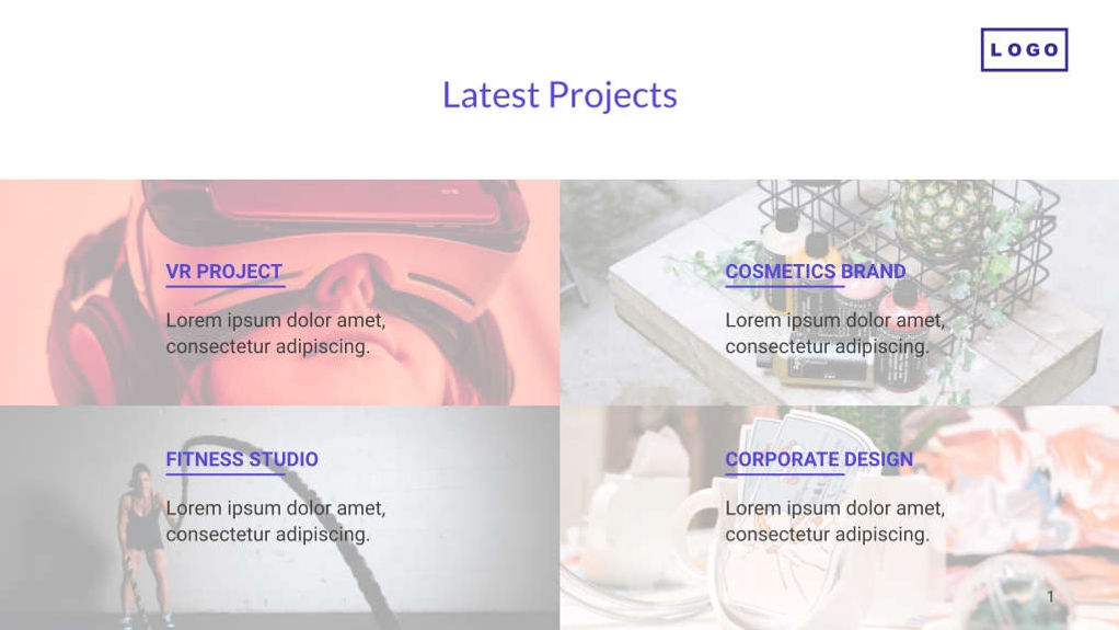 Free presentation marketing agency template