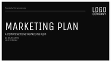 Free presentation marketing plan template