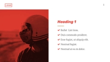 Free presentation motorcycle template