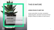 Free presentation nature template