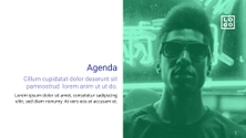 Free presentation neon template