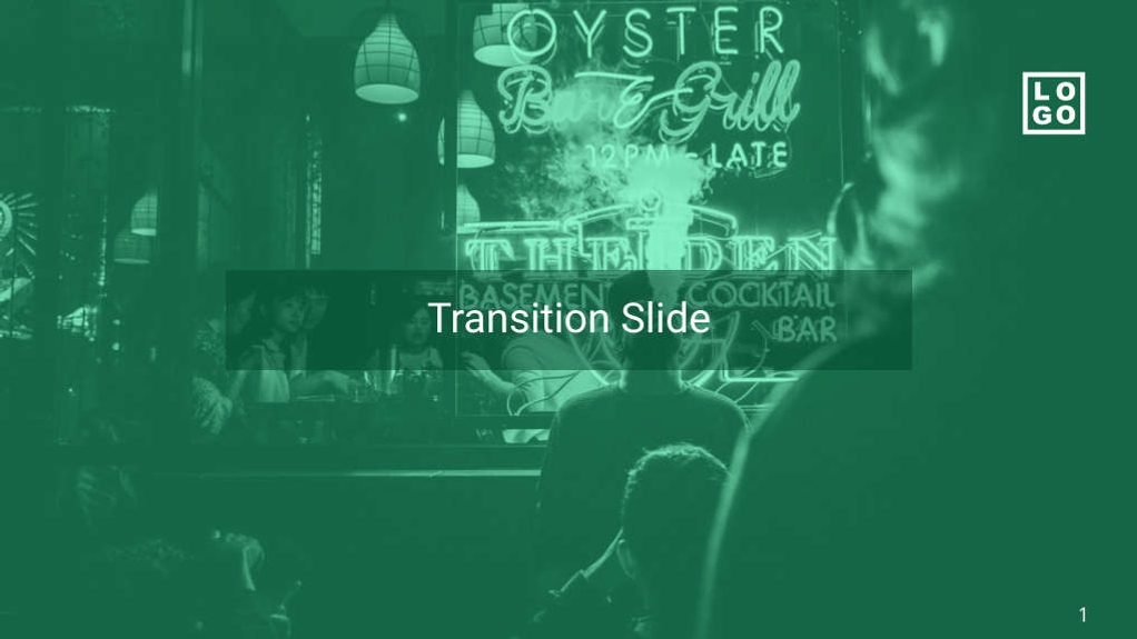 Free presentation neon template