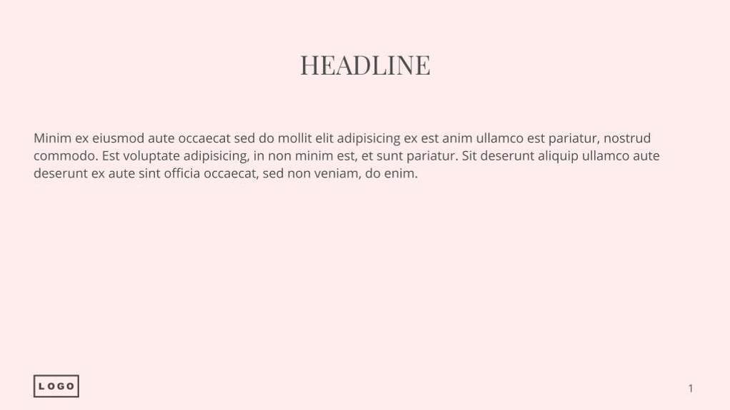 Free presentation new fashion template